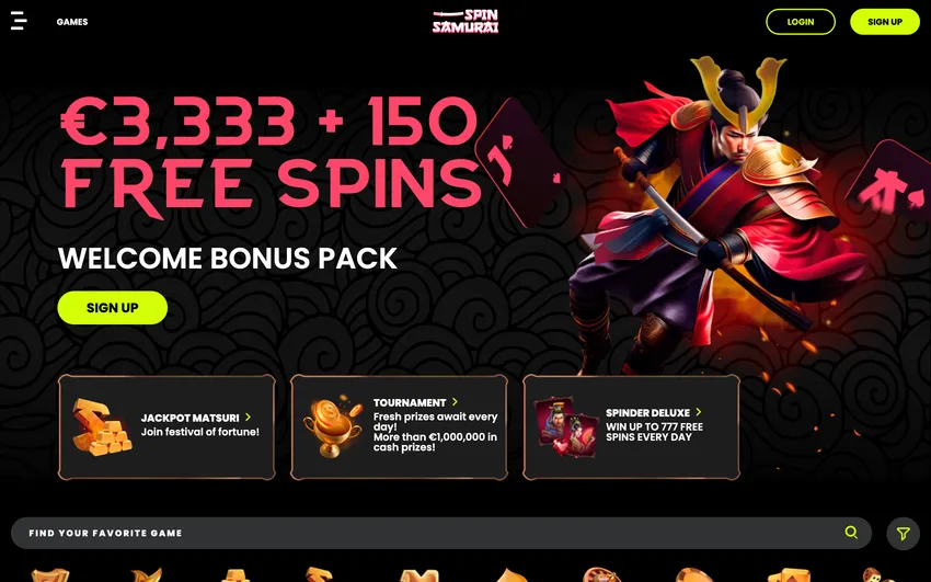 Spin Samurai Casino